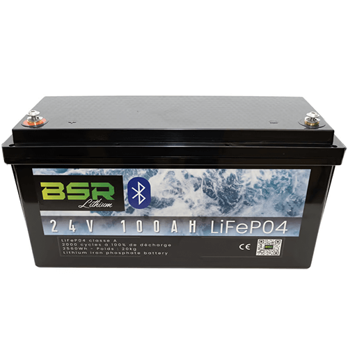 Batterie Lithium Monobloc BSR 24V 100A du pack complet Minn kota et batterie BSR