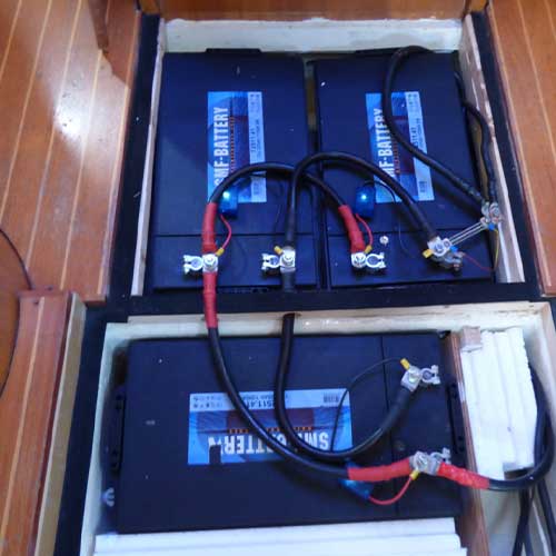 Technologie lithium, batterie bateau