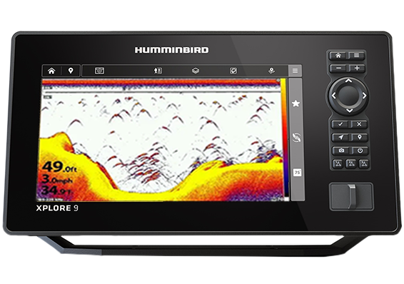 Sondeur traditionnel 2D chirp Humminbird Xplore