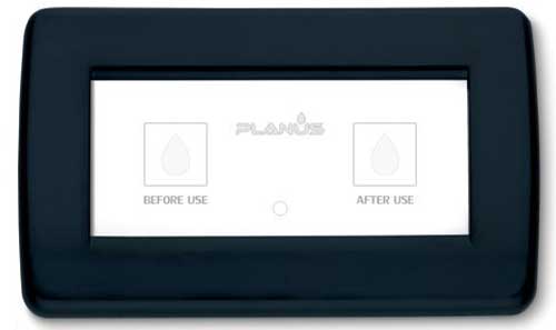 Panneau de commande WC Planus 2 boutons