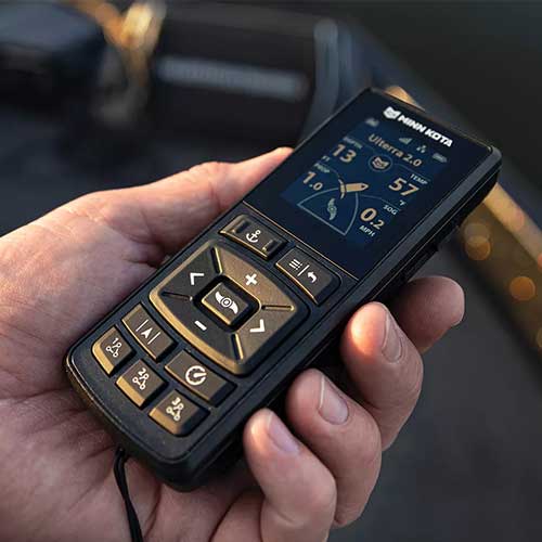 Fonctionnalités GPS avancé de la télécommande Wireless Minn Kota pour moteurs électriques Minn Kota Quest