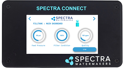 Ecran tactile Spectra Connect avec cable pour dessalinisateur