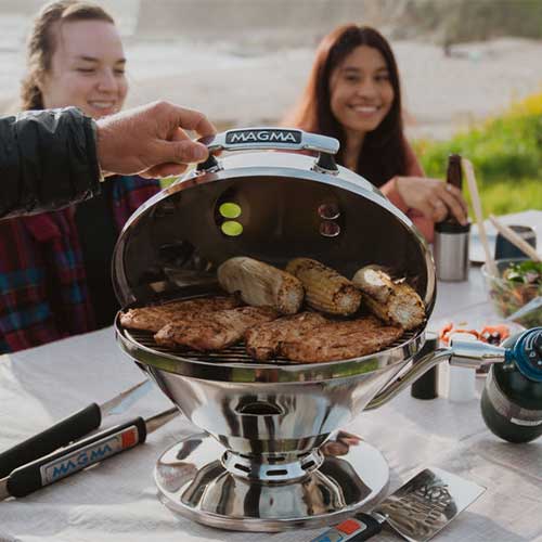Barbecue gaz portable MAGMA Beach Fire inox