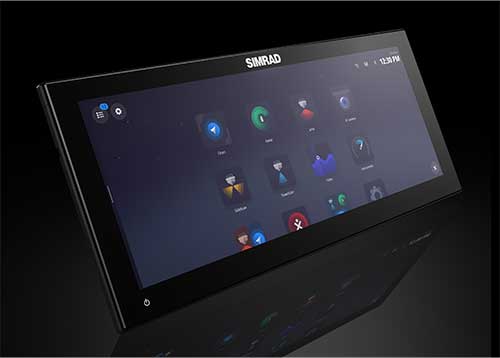 Simrad NSX ultrawide écran multifonction multitouch intuitif