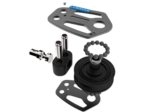 Poulie violon et ringot Lewmar HTX 50 mm