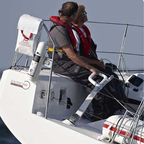 harnais de sauvetage rescue sling Plastimo sur voilier