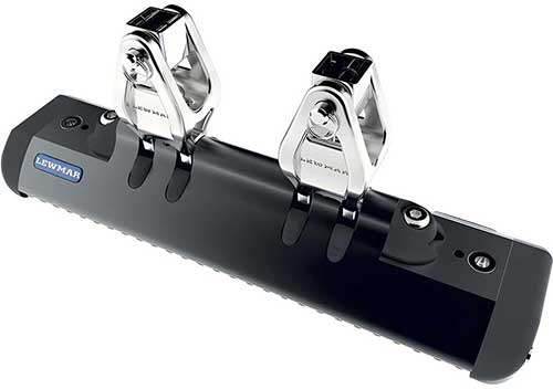 Chariot Lewmar HTX T2 à billes Torlon avec 2 cardans