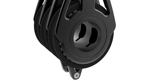 Poulie Lewmar Racing triple et ringot 80 mm 29901816